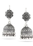 Silver Jhumki Dome Earrings