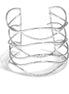 Silver-Tone Metal Cuff Bracelets