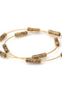Gold 2Pcs  Bracelets