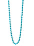 9Mm Turquoise Beads Long Necklace