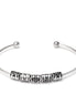 Silver Beads Cuff Bracelet