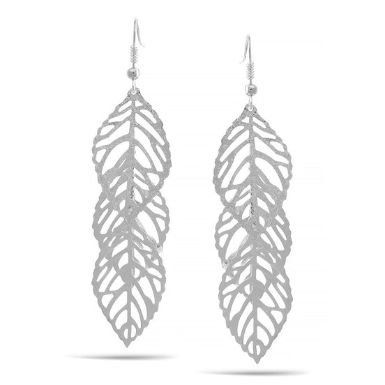 Siler Leaf Drop Earrings
