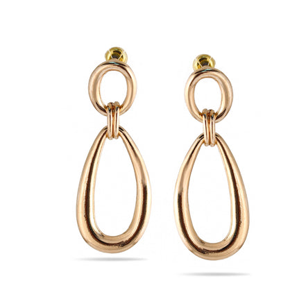 GOLD TEARDROP EARRINGS #SQGN20011003G