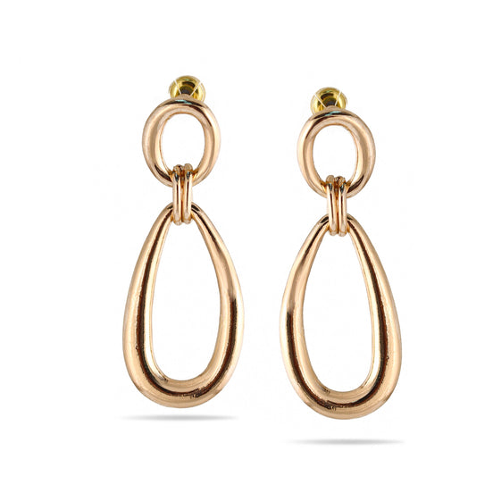 GOLD TEARDROP EARRINGS #SQGN20011003G