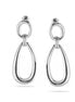 SILVER TEARDROP EARRINGS#SQGN20011003S