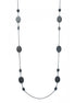HEMATITE CHAIN LONG NECKLACE # SQGN20011006H