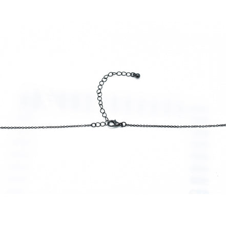 HEMATITE CHAIN LONG NECKLACE # SQGN20011006H