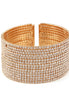 GOLD CRYSTAL COIL BRACELET SWY-18158G-15R(KNA1-B1-C1)