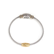 PAVE CRYSTAL CLASSIC CABLE BRACELET93014BR(FC11)
