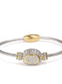 PAVE CRYSTAL CLASSIC CABLE BRACELET93014BR(FC11)