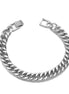 Silver Curb Chain Bracelet 7.5"– Bold Statement Link Jewelry for Men & Women# HNB90464SL (XE16)