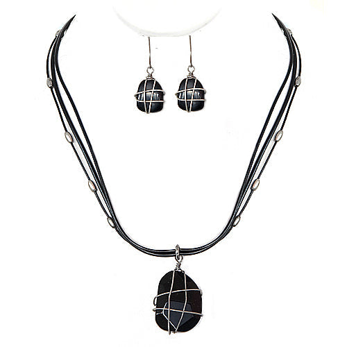 WS23090S54 Necklace & Earrings Set