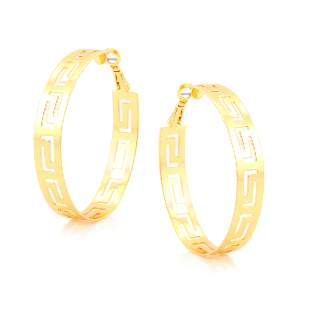 Gold-Tone Metal Stud Earrings