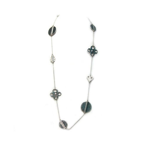 SILVER NECKLACES  #SC20633_SILVER (IA23)