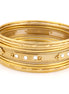 Gold-Tone Crystal Set Of 9 Bangles