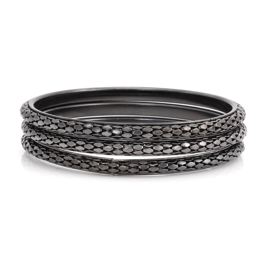 Hematite Set Of 3 Bangles