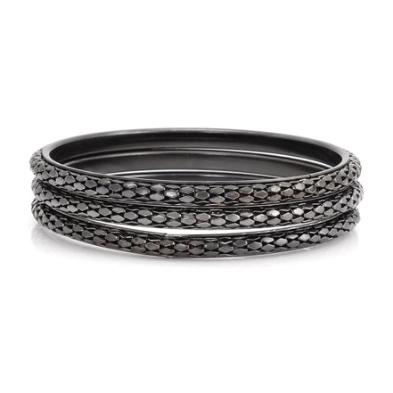 Hematite Set Of 3 Bangles