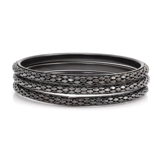 Hematite Set Of 3 Bangles