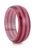 Pink And Black Stripe Bracelets