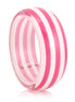 Pink And White Stripe BANGLES