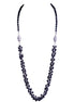 BLACK NECKLACE  #FW1239NJT (B4073)