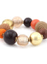 Multi Color Bead Stretch Bracelets