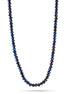 Jet Blue Glass Crystal Beads Necklace