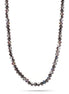 Hematite And Rainbow Glass Crystal Beads Necklace