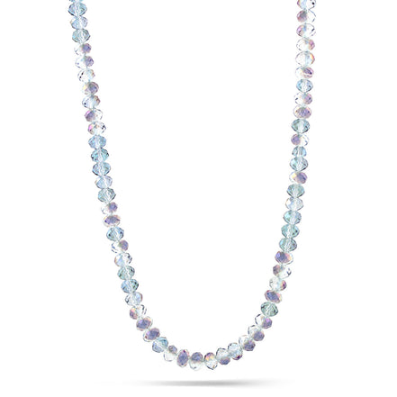 Blue Rainbow Glass Beads Beads Necklace