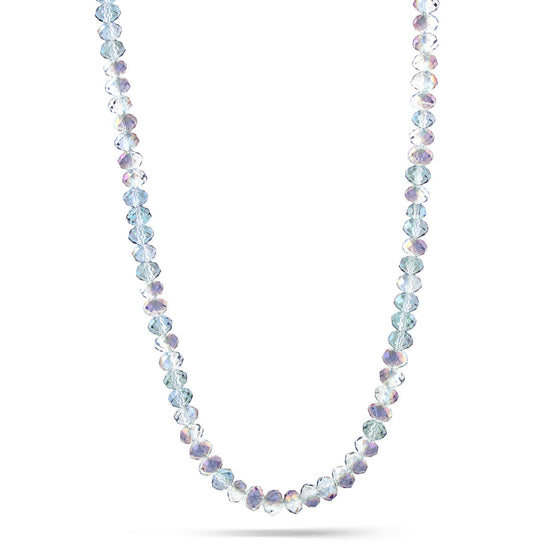 Blue Rainbow Glass Beads Beads Necklace