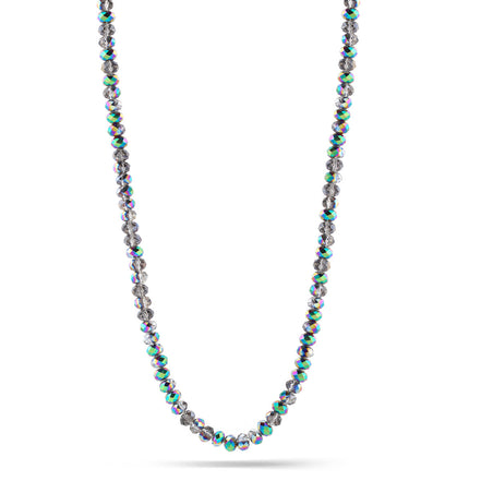 Rainbow  Glass Crystal Beads Necklace