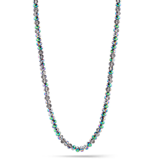 Rainbow  Glass Crystal Beads Necklace