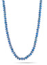 Sapphire Glass Beads Necklace