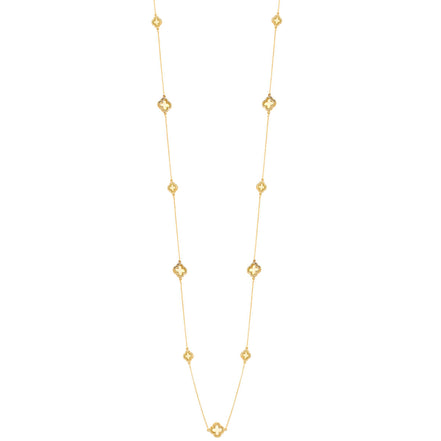 Gold-Tone Plastic Shell Necklace