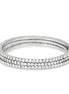 Silver Rhinestones Crystal Bangle