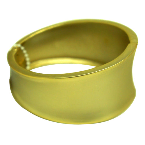 Gold hinged bracelet