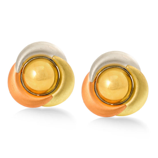 Gold Rose Gold And Silver-Tone Metal Clip On 