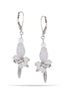 Silver-Tone Metal Beads Drop Earrings