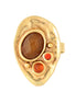 Gold-Tone Metal Adjustable Rings