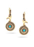 Gold-Tone Metal Filifree Earrings