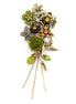 Gold-Tone Metal Bird Butterfly And Flower Brooches