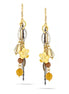 Gold-Tone Metal Charm Earrings