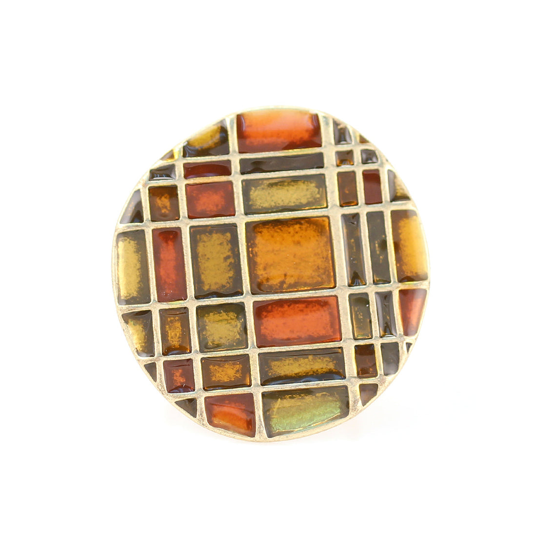 Gold-Tone Metal One Size Adjustable Ring