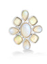 Silver-Tone Metal Adjustablae Ring