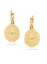 Gold-Tone Metalearrings