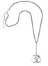 Silver-Tone Metal Religious Charm Necklace