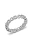 RHODIUM CRYSTAL RING #2223R/CL