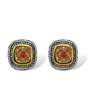 Two-Tone Cryl Sqr Earrings #23171ER Explore More Colors 🔴 🟠 🔵 🟣 ⚪ ⚫