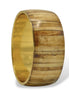 Wide Gold-Tone Bangle with Natural bone  Inlay 2.8" Diameter #FW1200020 (OE25/BH6)