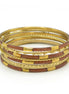 GOLD BROWN 7 PCS BANGLE SET #FW1200021 (BH7-BG7)